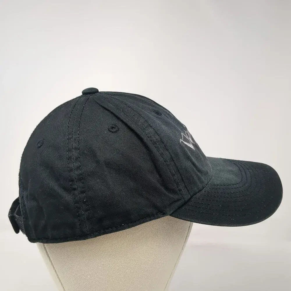 Port Authority Baseball Cap Black One Size Vail Valley Jet Center Strapback Hat